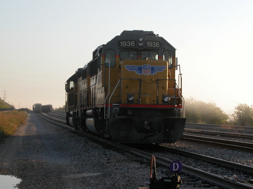 UP 1936  16Oct2011  Sunday Morning Parked in JAMA Yard 